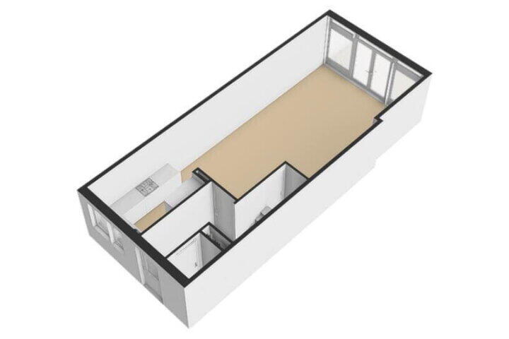 Plattegrond – Kamilletuin 5, Assen