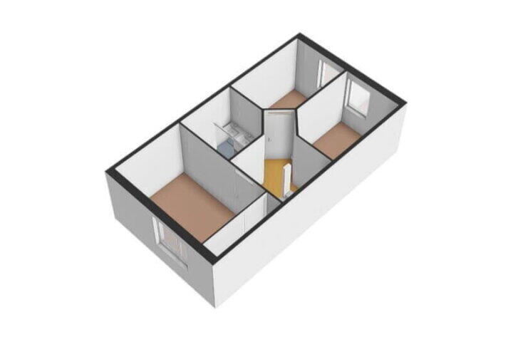 Plattegrond – Kamilletuin 5, Assen