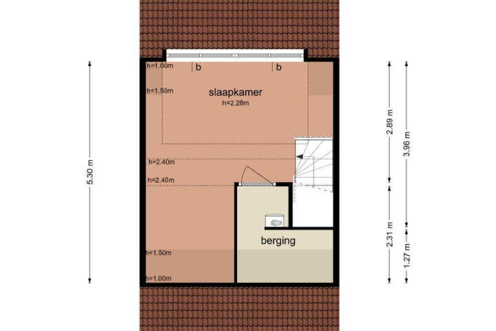 Plattegrond – Kamilletuin 5, Assen