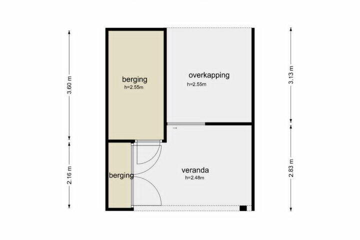 Plattegrond – Kamilletuin 5, Assen