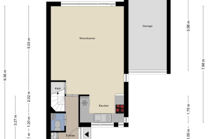 Plattegrond – Kamperfoelielaan 26, Swifterbant