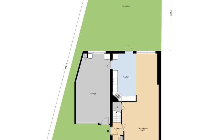 Plattegrond – Kampweg 21, Swifterbant