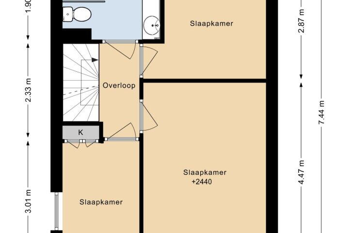 Plattegrond – Kampweg 21, Swifterbant