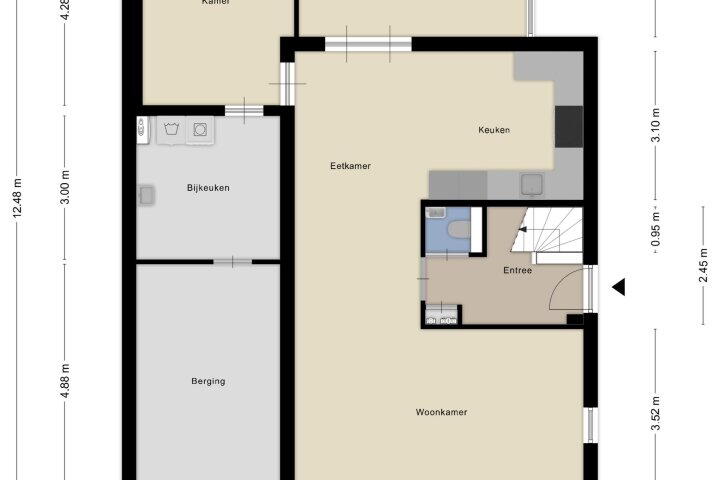 Plattegrond – Kampweg 18, Swifterbant