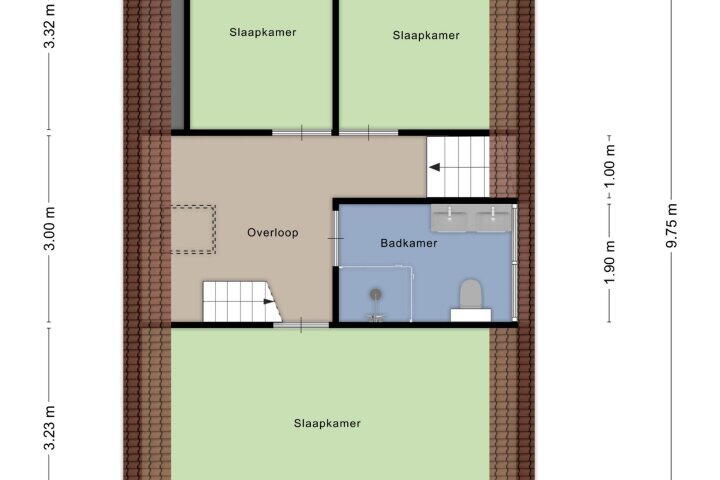 Plattegrond – Kampweg 18, Swifterbant