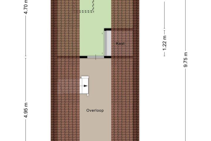 Plattegrond – Kampweg 18, Swifterbant
