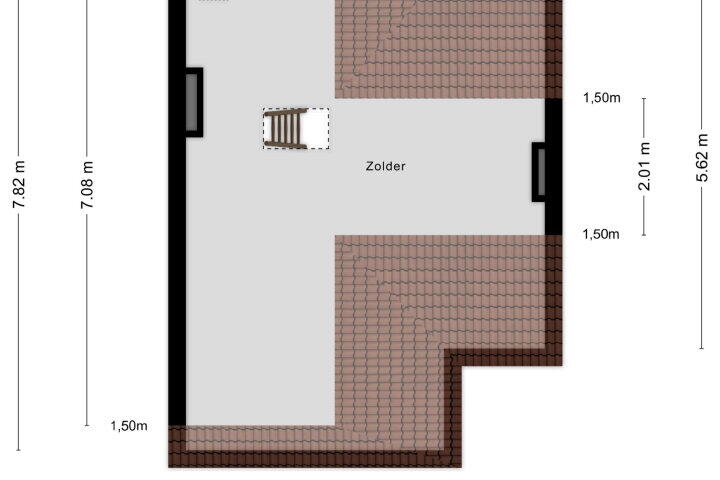 Plattegrond – Kanaalstraat 26, Nijmegen