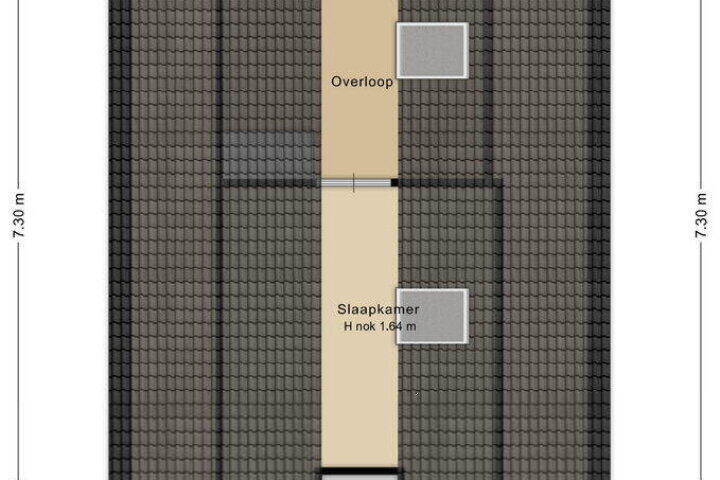 Plattegrond – Kanaalweg 72, Smilde