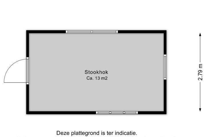 Plattegrond – Kanaalweg 72, Smilde