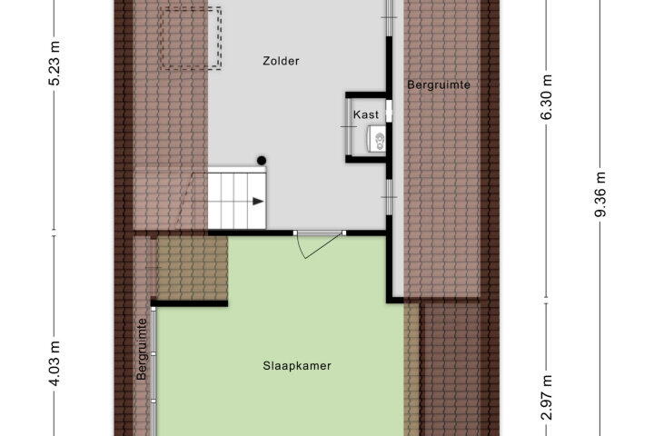 Plattegrond – Kanaalweg 6, Mook