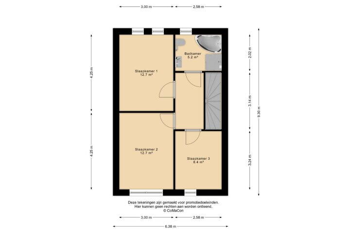 Plan – Kanakker 21 A, Swolgen