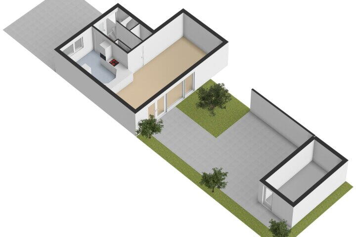 Plattegrond – Kandinskystraat 23, Almere