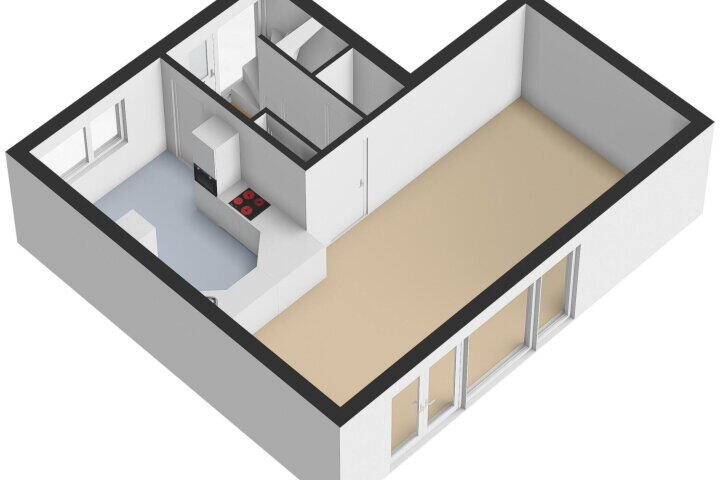 Plattegrond – Kandinskystraat 23, Almere