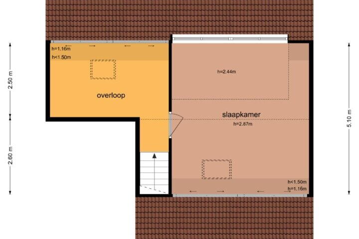 Plattegrond – Kandinskystraat 56, Almere