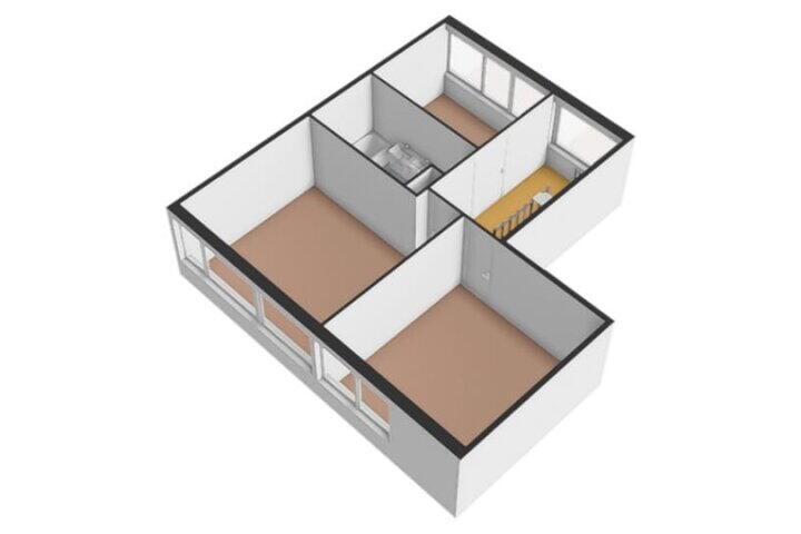 Plattegrond – Kandinskystraat 56, Almere