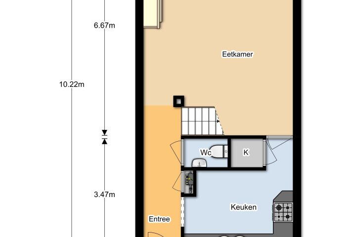 Plan – Kantershof 472, Amsterdam