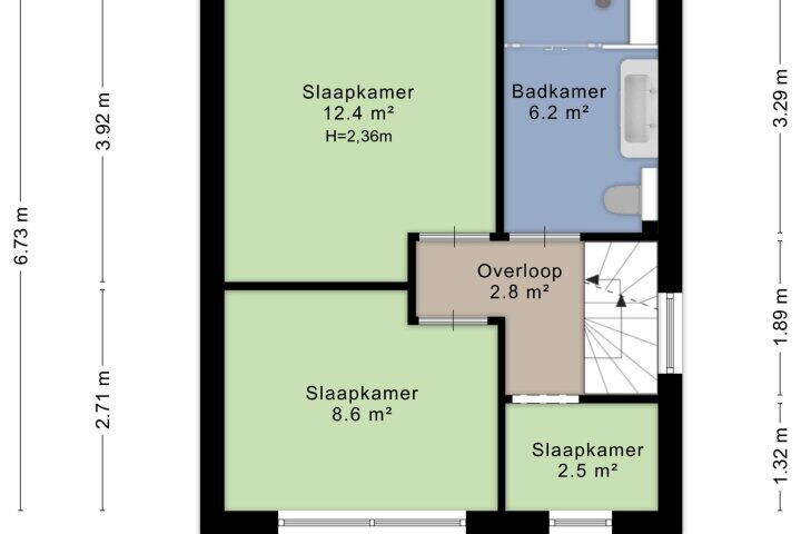 Plattegrond – Kanunnik Venboetstraat 13, Nijmegen