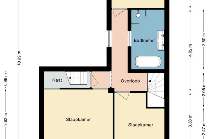 Plattegrond – Kapelaan Ramakersstraat 16 A, Heerlen