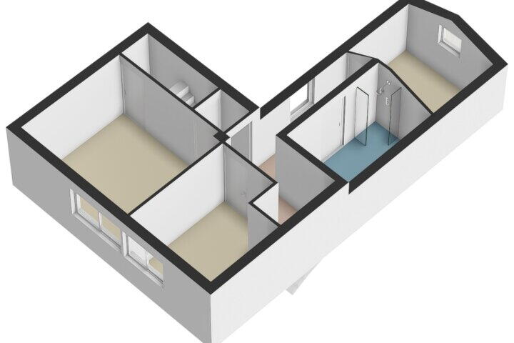 Plattegrond – Kapelaan Ramakersstraat 16 A, Heerlen