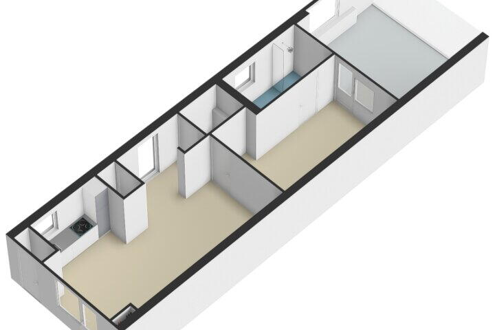 Plattegrond – Kapelaan Ramakersstraat 16 A, Heerlen