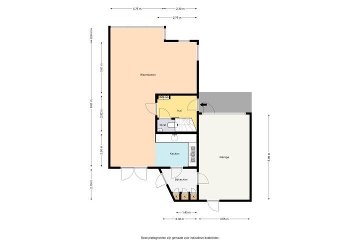 Plattegrond – Kapitein 1, Heerenveen