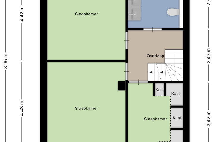 Plattegrond – Kapittellaan 132, Maastricht
