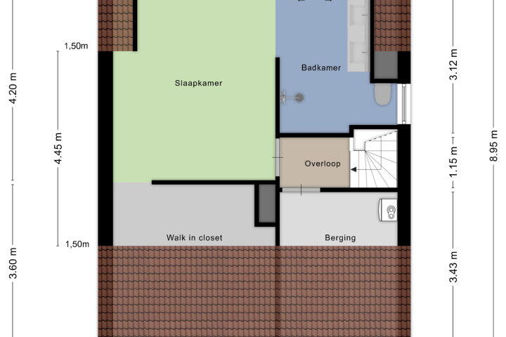 Plattegrond – Kapittellaan 132, Maastricht