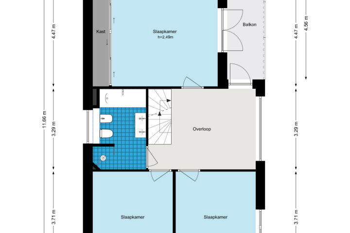 Plattegrond – Karperweg 17, Eemnes