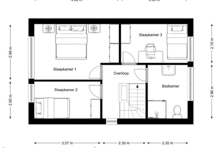 Plattegrond – Karturf 3, Drachten