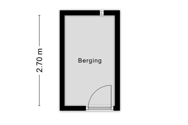 Plattegrond – Kastanjeberg 117, Roosendaal