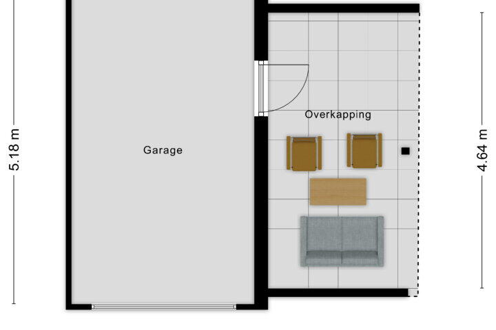 Plattegrond – Kastanjeberg 85, Roosendaal