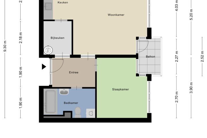 Plattegrond – Kasteel Aldengoorstraat 3 A, Maastricht