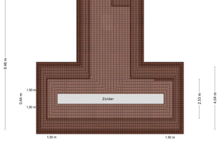 Plattegrond – Kasteellaan 46, Wijchen
