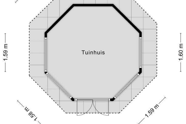 Plattegrond – Kasteellaan 46, Wijchen