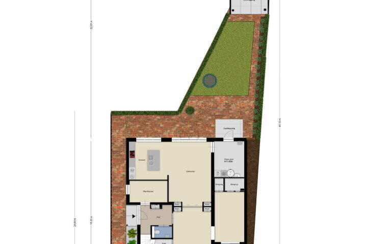 Plattegrond – Kasteellaan 59, Wijchen