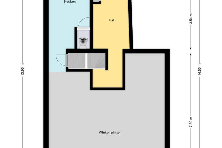 Plattegrond – Kasteellaan 83, Heerlen