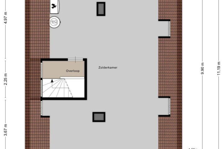 Plattegrond – Kasteelsestraat 8, Overasselt