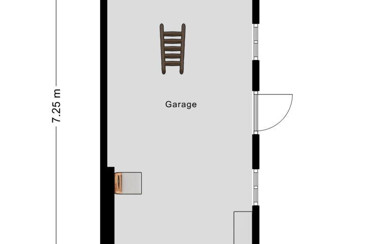 Plattegrond – Kasteelstraat 33, Wouw