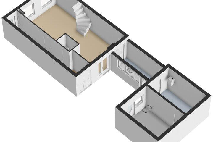 Plattegrond – Kasteelstraat 51, Vlissingen