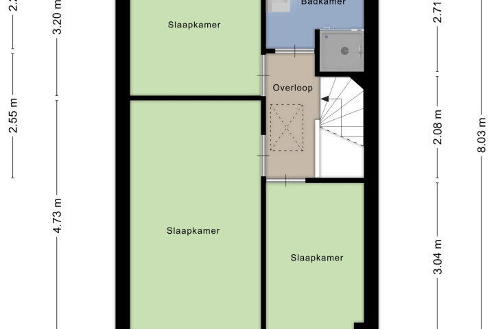 Plattegrond – Keerberg 1, Cadier en Keer