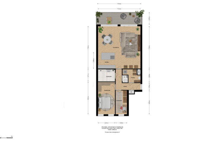 Plattegrond – Keermanslaan 122, Breda