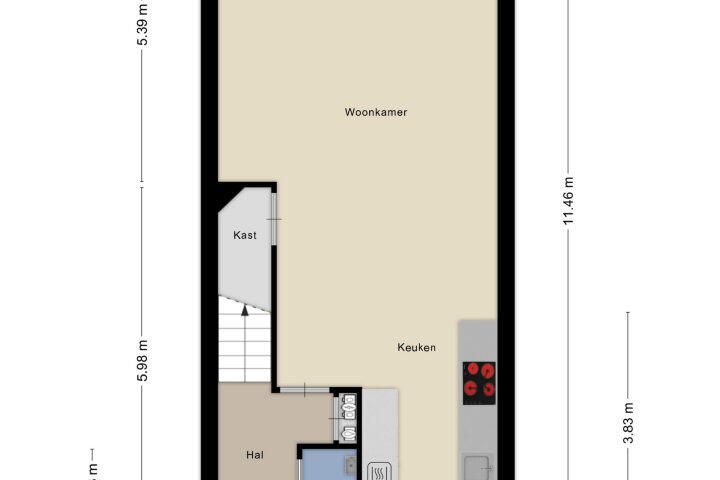Plattegrond – Keermanslaan 82, Breda