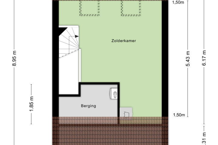 Plattegrond – Keermanslaan 82, Breda