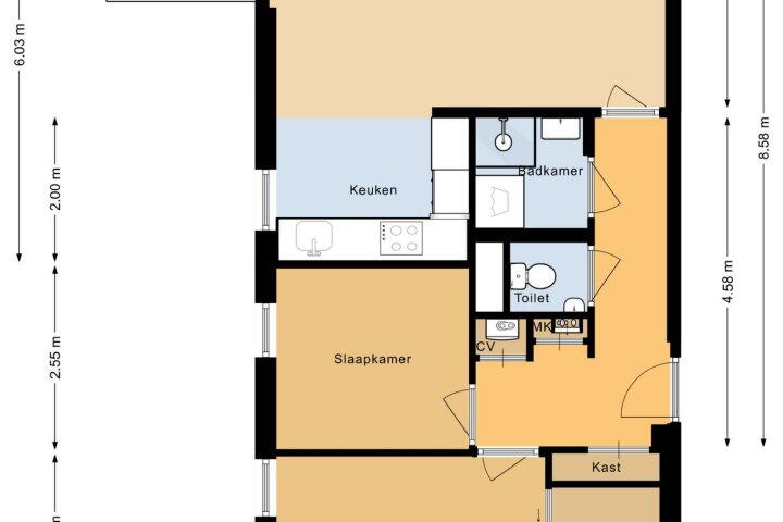 Plattegrond – Keinsmerwiel 112, Heerhugowaard
