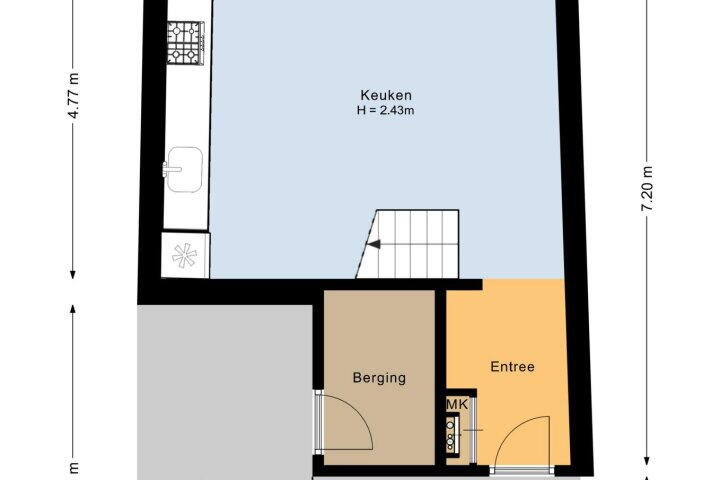 Plattegrond – Keinsmerwiel 23, Heerhugowaard