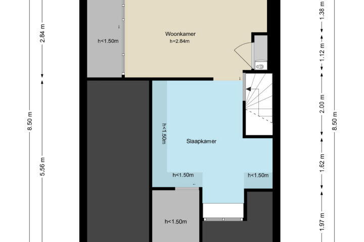 Plattegrond – Keizer Karelweg 121, Amstelveen