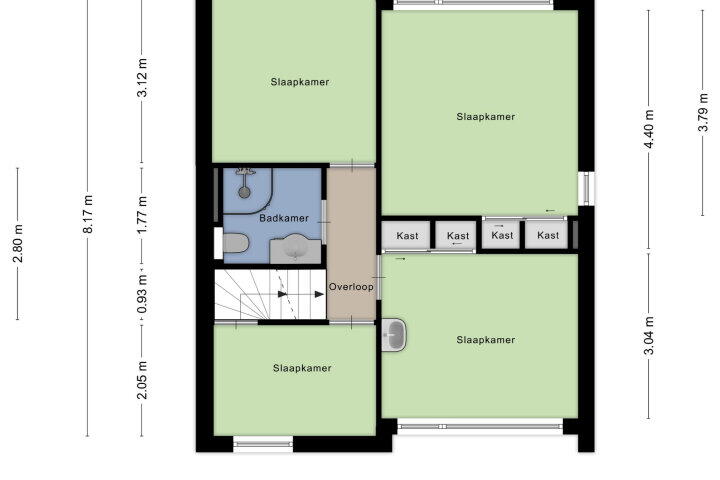 Plattegrond – Keizershof 72, Molenhoek
