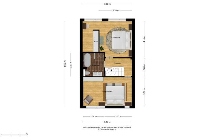 Plattegrond – Keizersmantel 21, Breda