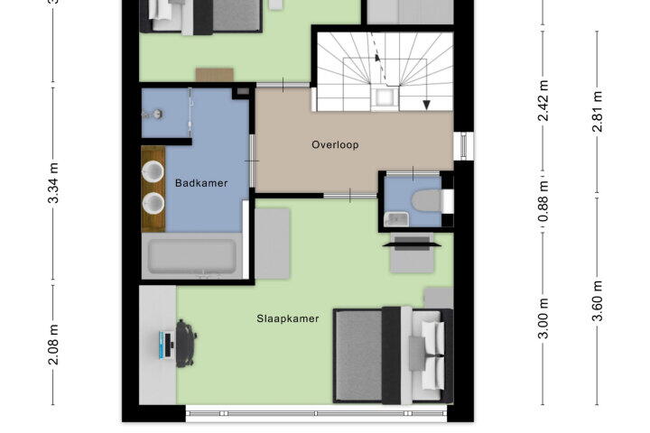 Plattegrond – Kelvinstraat 7, Roosendaal