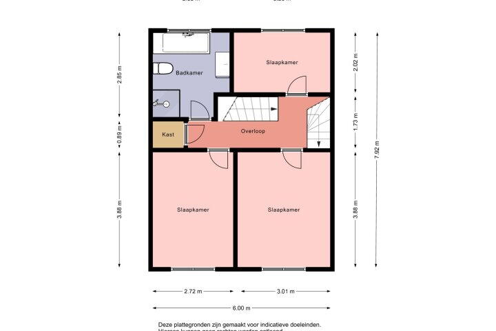 Plattegrond – Kemphaanstraat 31, Heerenveen